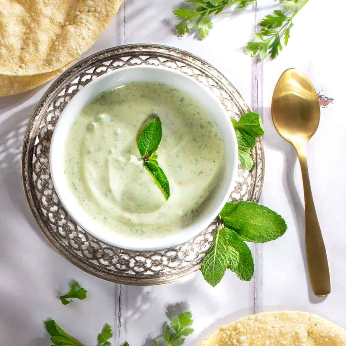 Handmade Yogurt Mint Sauce